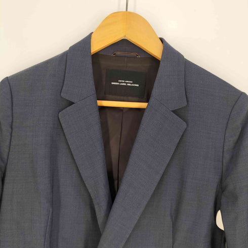 ユナイテッドアローズグリーンレーベルリラクシング UNITED ARROWS green label relaxing カチリラ D テーラード ダブル ジャケット レディース 40