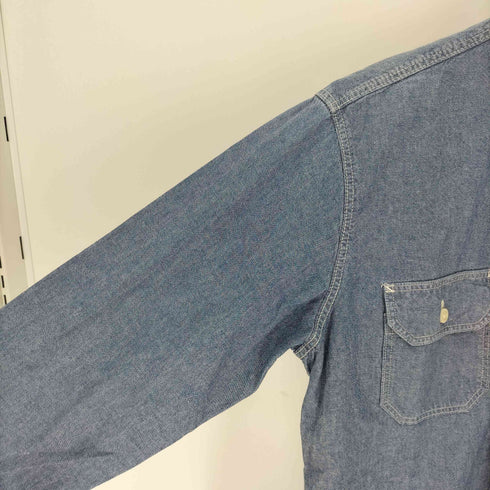 オシュコシュ OSHKOSH 復刻 フラップポケット L/S デニム シャツ メンズ import:M