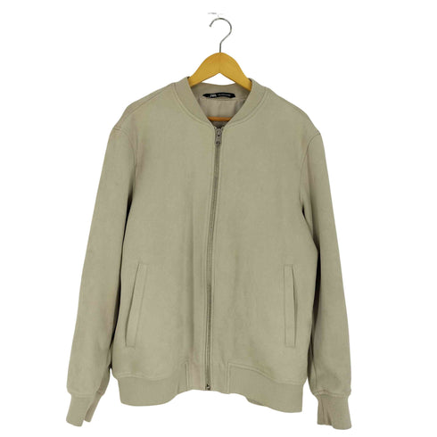 ザラ ZARA FAUX SUEDE BOMBER JACKET フェイク スエード ボンバー ジャケット メンズ import:XL