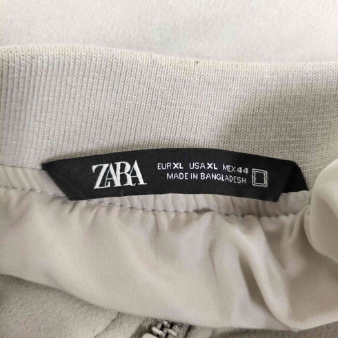 ザラ ZARA FAUX SUEDE BOMBER JACKET フェイク スエード ボンバー ジャケット メンズ import:XL