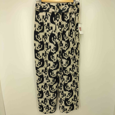 ザラ ZARA ANIMAL PRINT PAPERBAG TROUSERS アニマルプリント ペーパーバッグ トラウザーズ レディース XS