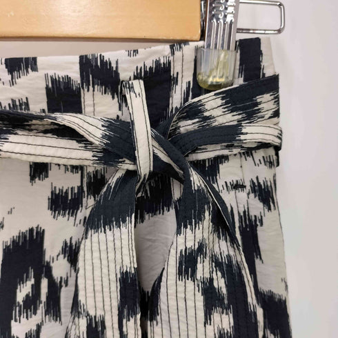 ザラ ZARA ANIMAL PRINT PAPERBAG TROUSERS アニマルプリント ペーパーバッグ トラウザーズ レディース XS
