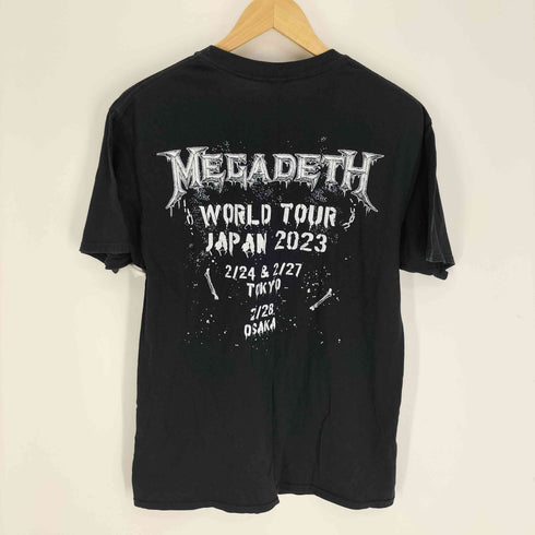 GILDAN ボディ スカル ドクロ プリント バンド Tシャツ メンズ import:M