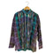 リビルドバイニードルズ rebuild by needles Flannel Shirt - Ribbon Wide Shirt Tie Dye タイダイ ワイド チェック シャツ メンズ