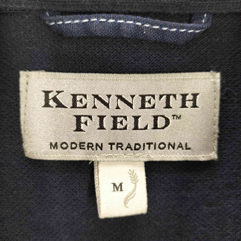 ケネスフィールド KENNETH FIELD ロングスリーブ ポロシャツ メンズ M