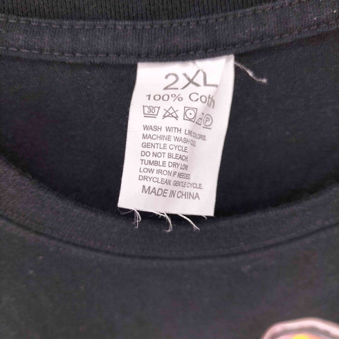 プリント バンド Tシャツ ビッグサイズ メンズ 2XL