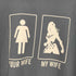 フルーツオブザルーム FRUIT OF THE LOOM YOUR WIFE MY WIFE プリント Tシャツ メンズ import:L