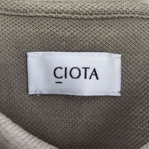 シオタ CIOTA スビンコットン 40 吊カノコ ポロシャツ メンズ 4