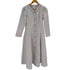 トッコクローゼット tocco closet ハート飾り釦付き配色ライン入りツイードワンピース レディース JPN:M