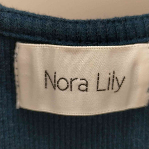 Nora Lily バイカラーニットワンピース レディース JPN:2