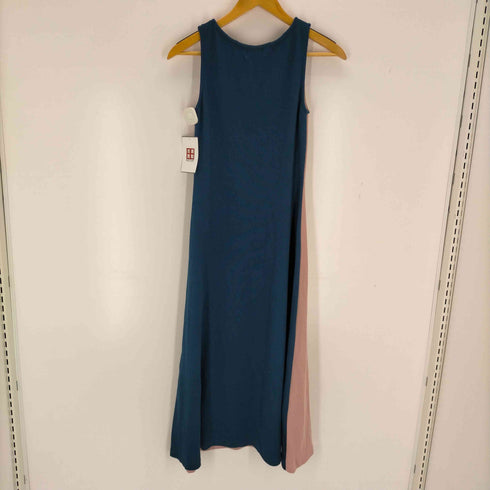 Nora Lily バイカラーニットワンピース レディース JPN:2