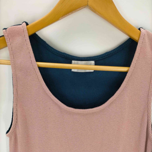 Nora Lily バイカラーニットワンピース レディース JPN:2
