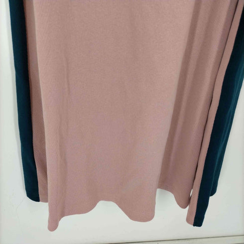 Nora Lily バイカラーニットワンピース レディース JPN:2
