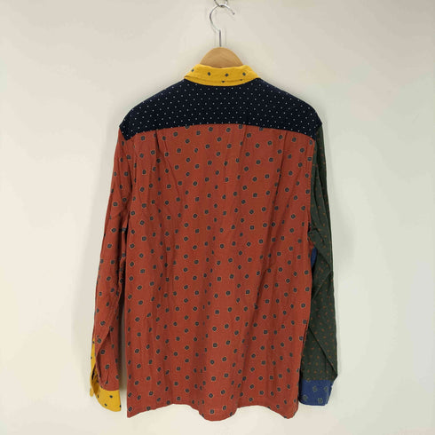 ジェイクルー J.CREW クレイジーパターン オープンカラーシャツ メンズ L