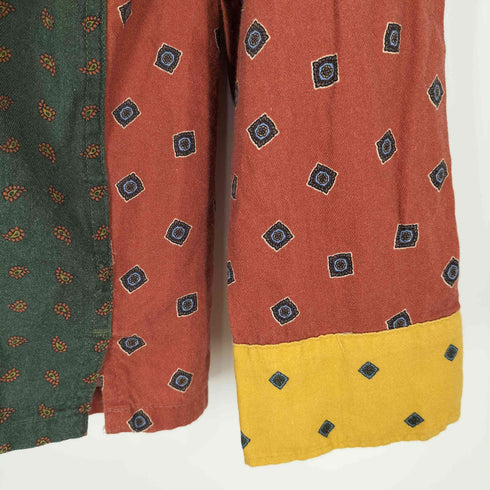 ジェイクルー J.CREW クレイジーパターン オープンカラーシャツ メンズ L