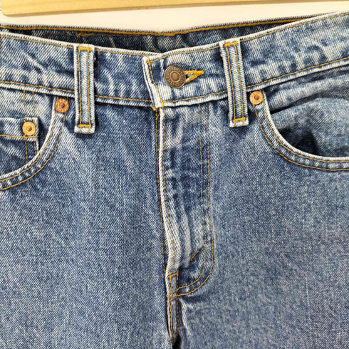 リーバイス Levis 00S 02年製 MADE IN CANADA ボタン裏216 550 ストレートデニムパンツ レディース 28/30