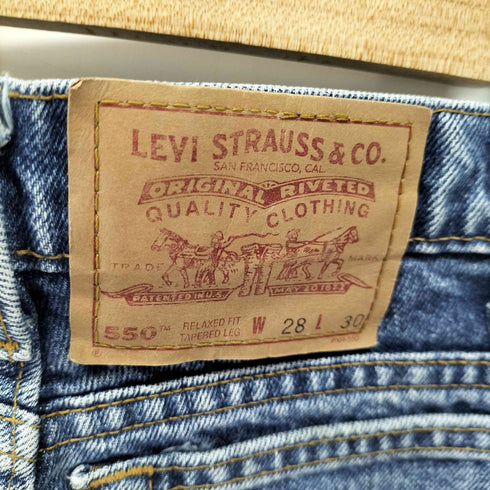 リーバイス Levis 00S 02年製 MADE IN CANADA ボタン裏216 550 ストレートデニムパンツ レディース 28/30