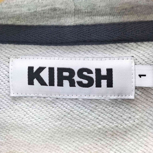 キルシー KIRSH ダブルジップ ロゴプリントクロップドパーカー レディース JPN:1