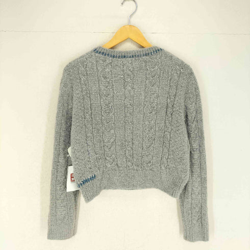 キルシー KIRSH CHERRY V-NECK CROP CABLE KNIT レディース JPN:1