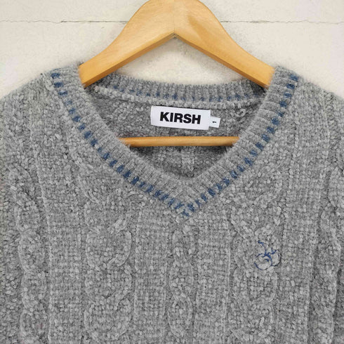 キルシー KIRSH CHERRY V-NECK CROP CABLE KNIT レディース JPN:1