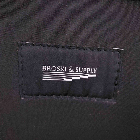 BROSKI AND SUPPLY LEATHER SQUEAR DAYPACK HUB メンズ