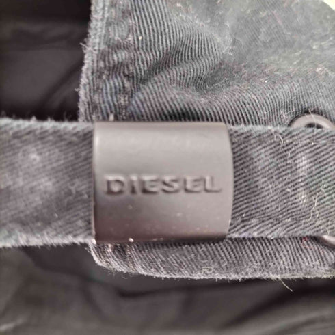 ディーゼル DIESEL 起毛ロゴ バック刺繍 ベースボールキャップ レディース