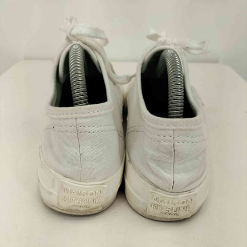 メゾンキツネ MAISON KITSUNE キャンバス レースアップ スニーカー レディース JPN:22.5
