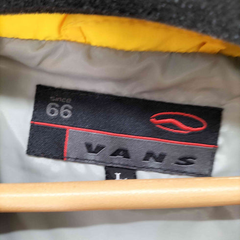 バンズ VANS 90S フロントロゴ刺繍ダウンジャケット メンズ import:L