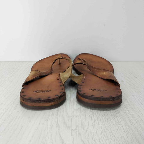 CASTELLINO カステッリーノ MADE IN ITALY レザービーチサンダル メンズ