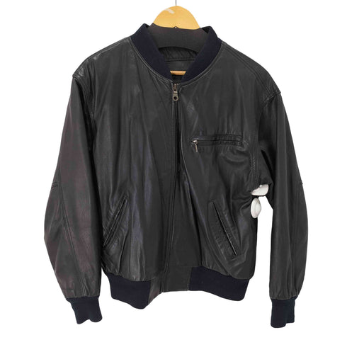 MIXED BLUSES 裏地キルティングリアルレザーブルゾン メンズ import:M