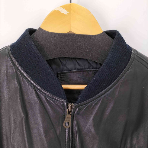 MIXED BLUSES 裏地キルティングリアルレザーブルゾン メンズ import:M