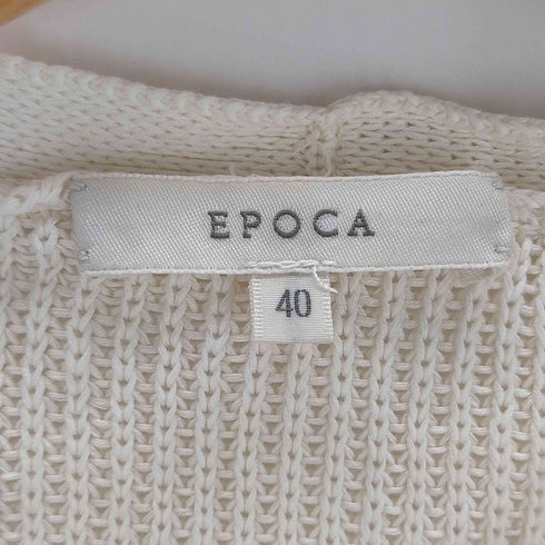 エポカ Epoca コットン シルク ニットベスト レディース JPN:40
