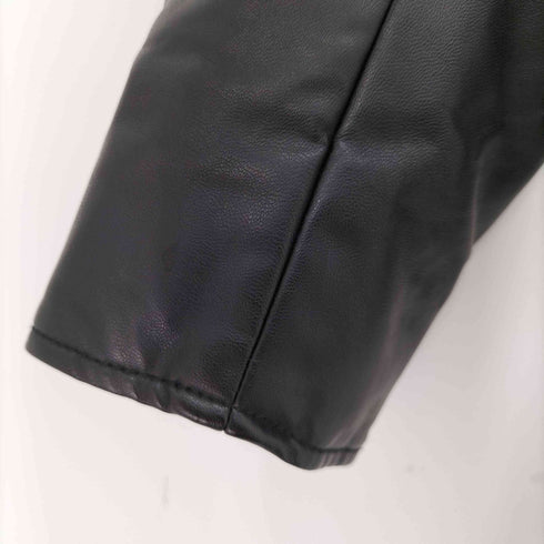 ユニクロ UNIQLO ネオレザーダブルライダースジャケット メンズ 7