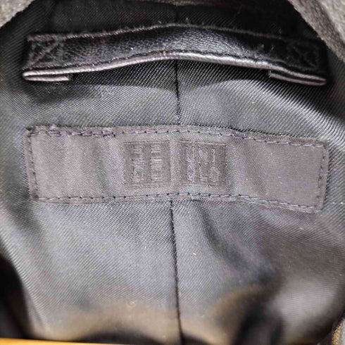 ユニクロ UNIQLO ネオレザーダブルライダースジャケット メンズ 7