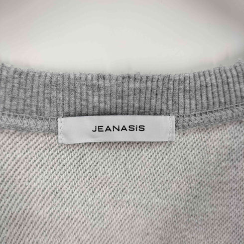 ジーナシス JEANASIS ダメージ リメイク ライク スウェット レディース FREE