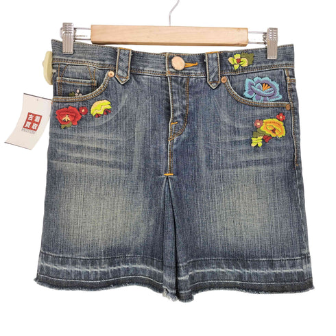 ポールスミス Paul Smith 刺繍デザインデニムスカート レディース 40