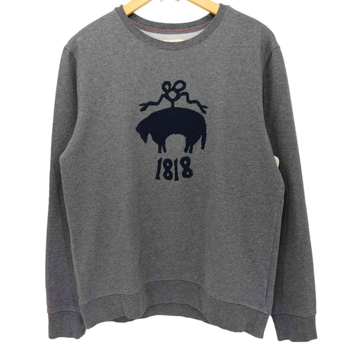 レッドフリースブルックスブラザース Red Fleece Brooks Brothers ロゴプリント ロングスリーブプルオーバースウェット メンズ import:M