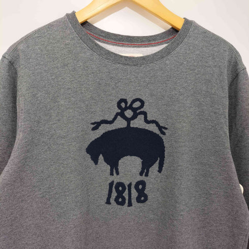 レッドフリースブルックスブラザース Red Fleece Brooks Brothers ロゴプリント ロングスリーブプルオーバースウェット メンズ import:M