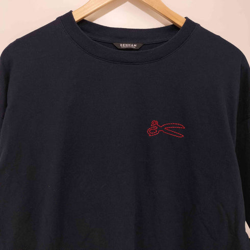 デンハム DENHAM シザーロゴ 刺繍 ロンT AMERICANA LS TEE メンズ