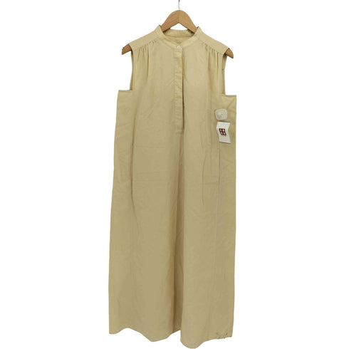 スティーブンアラン Steven Alan NOSLEEVE LONG DRESS リネン混 バンドカラーワンピース レディース import:M