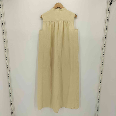 スティーブンアラン Steven Alan NOSLEEVE LONG DRESS リネン混 バンドカラーワンピース レディース import:M