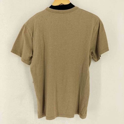 メゾンキツネ MAISON KITSUNE 旧タグ ロゴ刺繍クルーネックTシャツ メンズ import:S