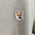 メゾンキツネ MAISON KITSUNE 旧タグ ロゴ刺繍クルーネックTシャツ メンズ import:S