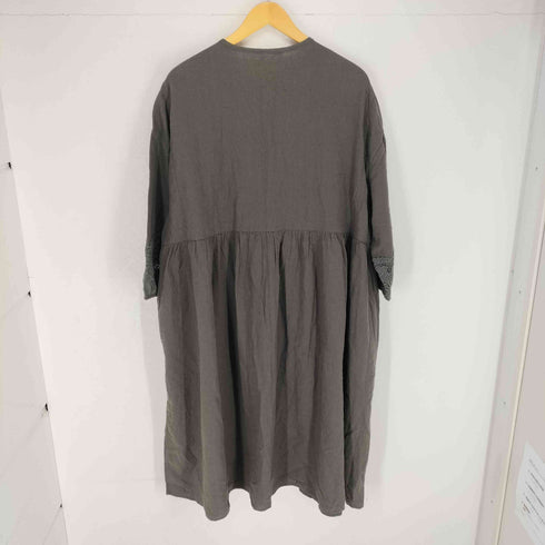 2 STORY GINY レース刺繍シャツワンピース レディース