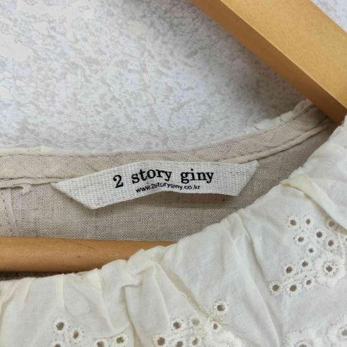 2 STORY GINY レースリネンワンピース レディース