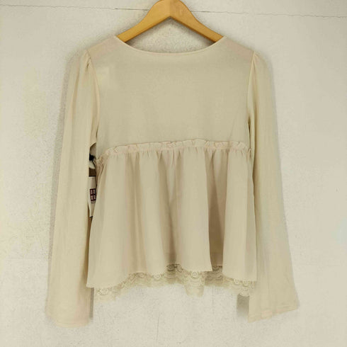 フランシュリッペ franche lippee レースレイヤードカットソー レディース M