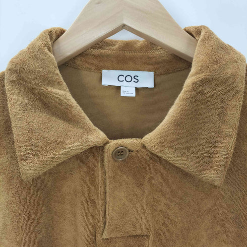 コス COS パイル地 タオル調 ポロシャツ メンズ import:XL