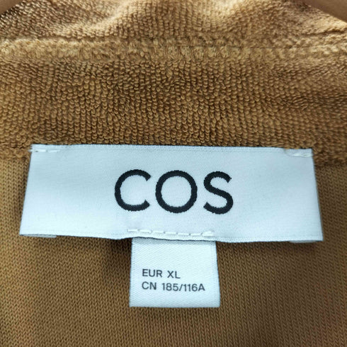 コス COS パイル地 タオル調 ポロシャツ メンズ import:XL