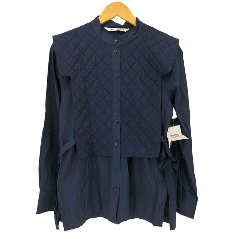 ザラ ZARA ベスト&ポプリンシャツ レディース import:S