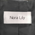 Nora Lily レイヤードフラップ テーラー チェック ジャケット レディース FREE